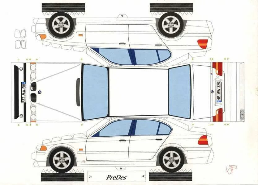 6 из бумаги. BMW e46 развертка. BMW e34 развертка. Развертки из бумаги машины BMW. BMW из бумаги развертка для склеивания.