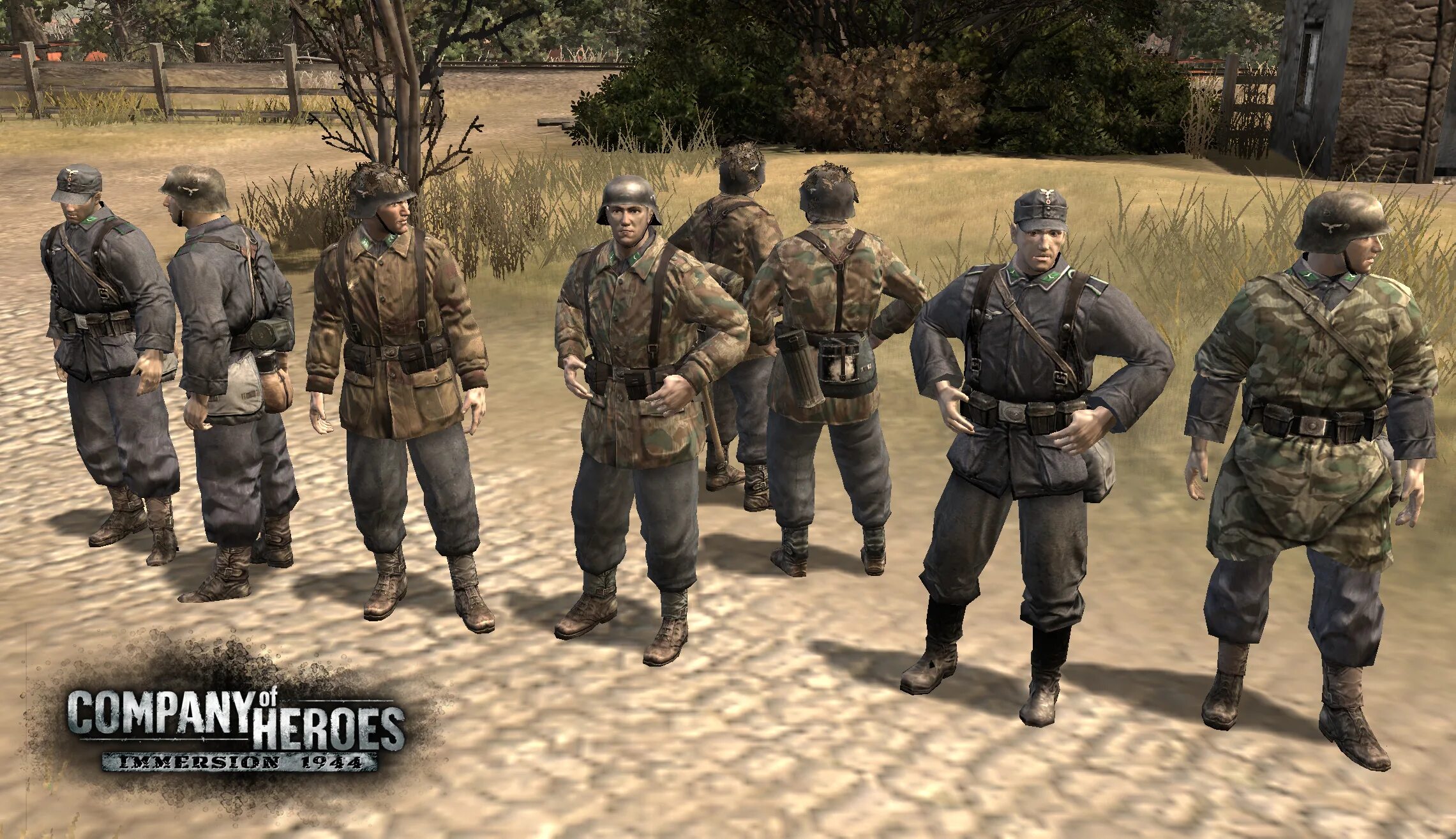 Company of Heroes Immersion 1944 Mod. Company of Heroes Luftwaffe Mod. Company of Heroes 2 Infantry uniform. Luftwaffe Skins Mod. Company of heroes mods