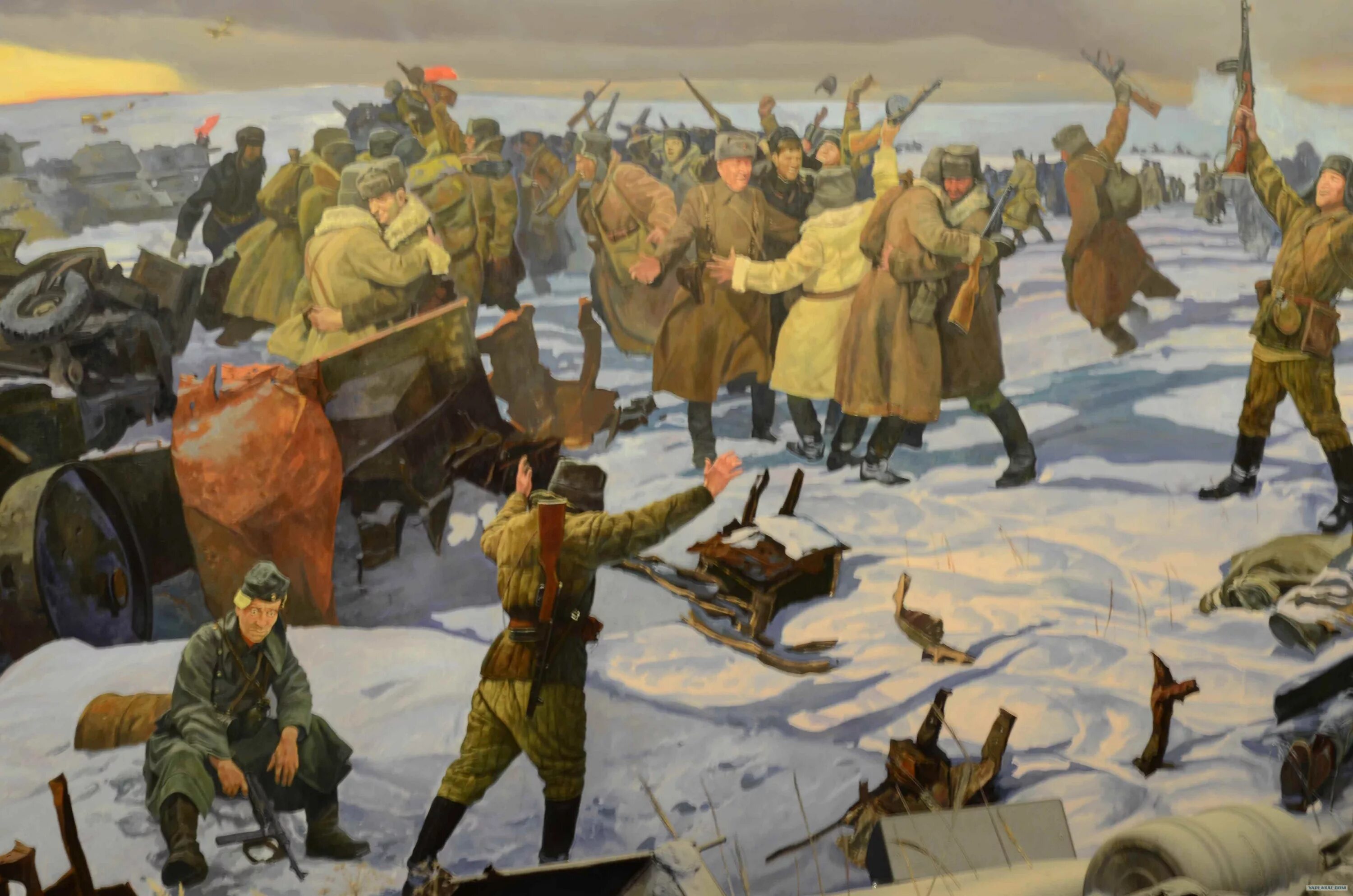 Битва февраль. Сталинградская битва соединение фронтов. великая отечественная битва за сталинград. сталинградская битва (1942—1943 годы) - картина. завершение сталинградской битвы.