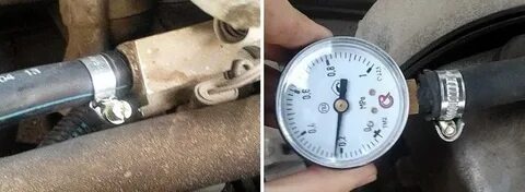 Давление в топливной рампе калина 1