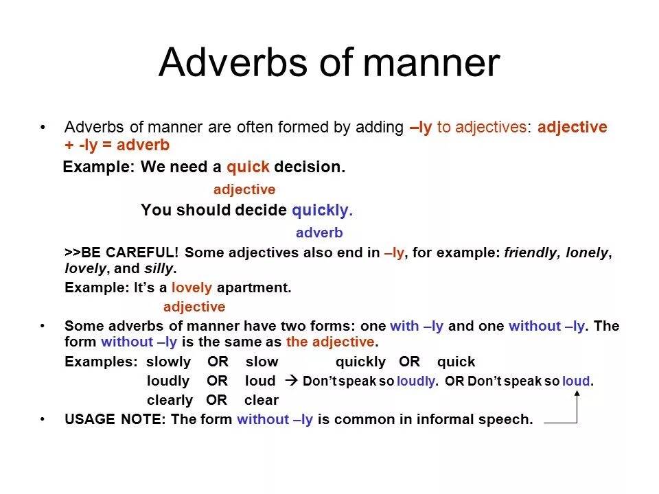 End in example