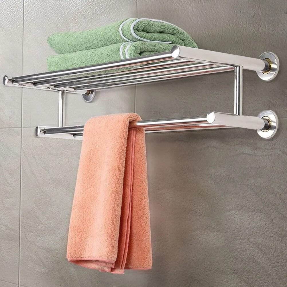 Держатель для полотенец "Towel Holder". Grohe 40512001. Полотенцедержатель для ванной. Вешалка для полотенец в ванной.