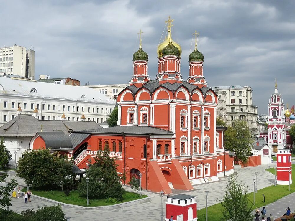 Церковь на Варварке в Москве Знамение. Знаменский монастырь Москва.