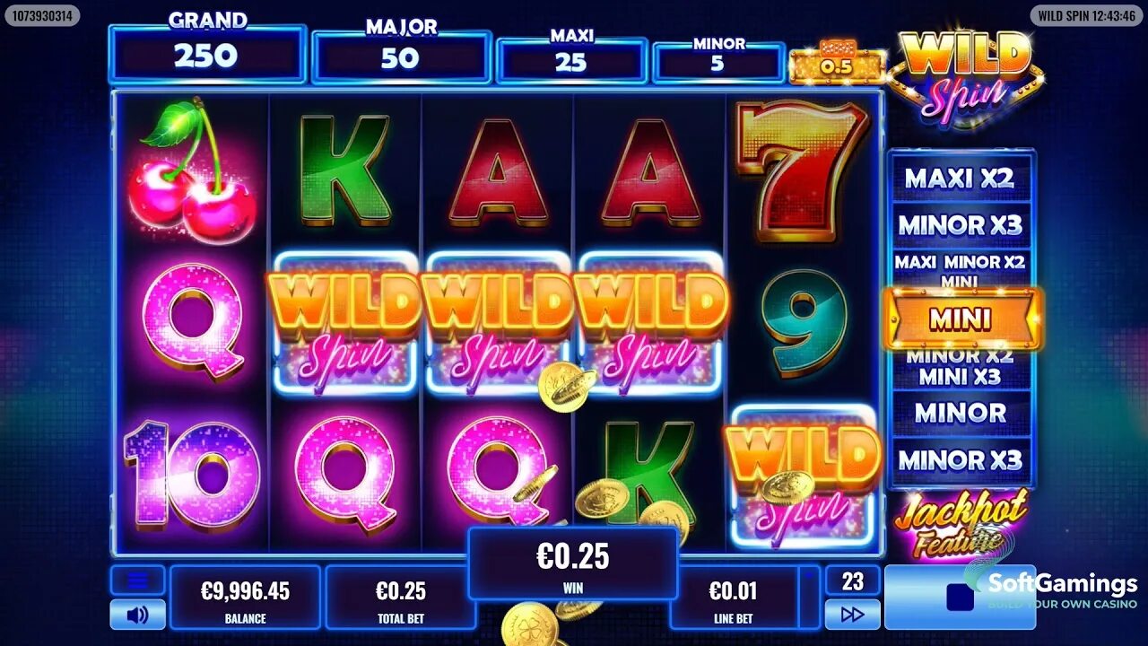 Wild wild spin