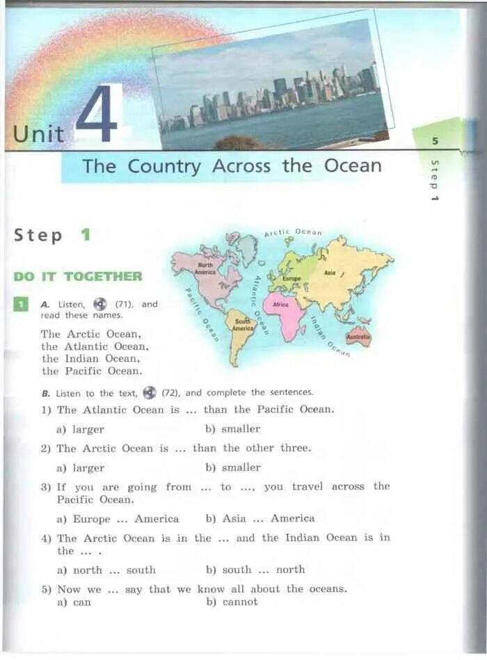 Unit 4 the Country across the Ocean ответы. Радужный английский 6 класс учебник. English 6 класс Афанасьева. The Country across the Ocean текст6 класс. The country across the ocean контрольная