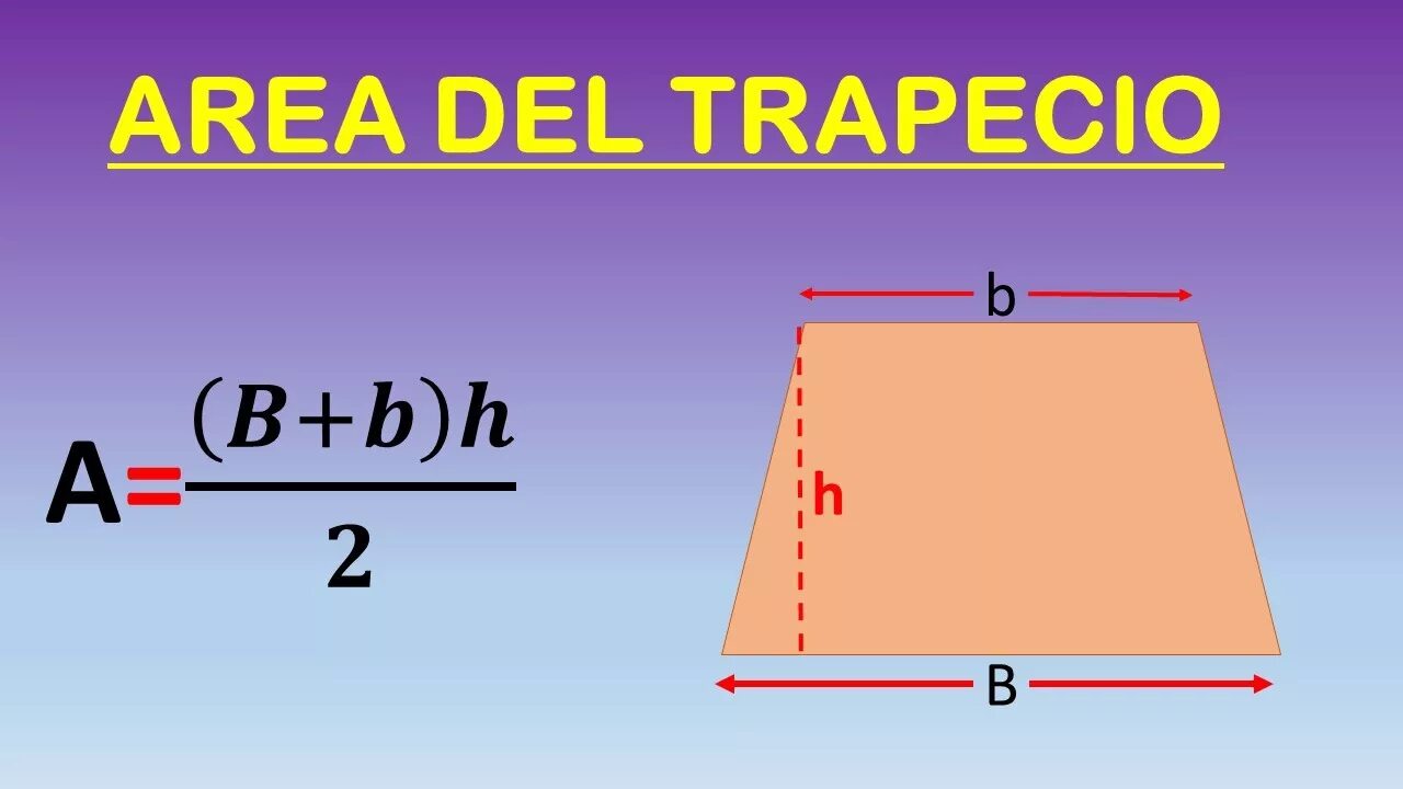 Area de. Trapecio. Area de trapecio. Как узнать высоту трапеции. Trapeccio isosceles.