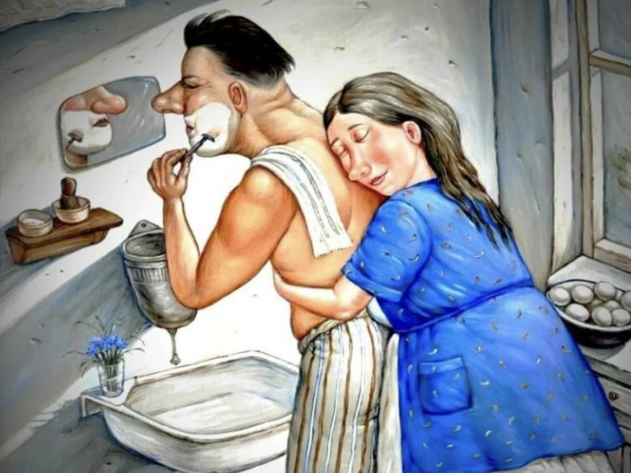 Рисунок жены