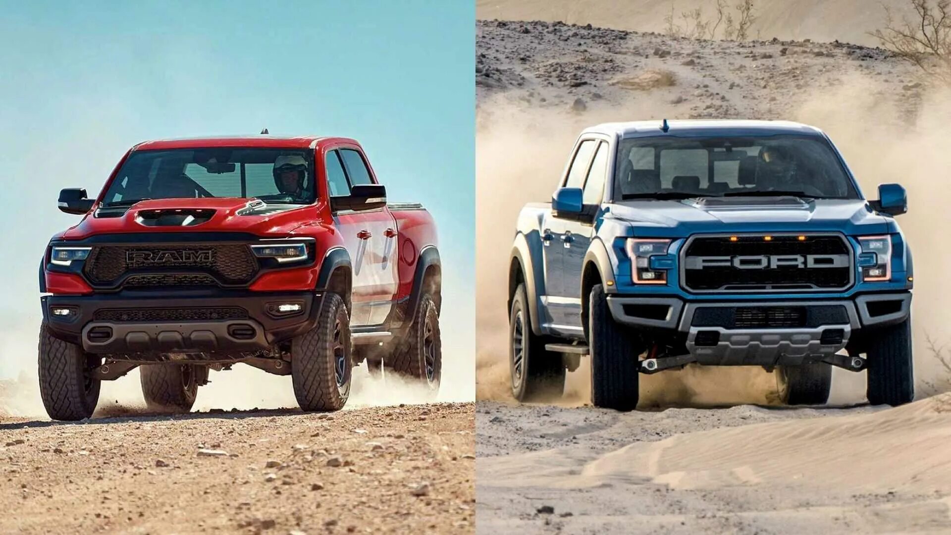 Vs ram. TRX Ram 2021 vs Raptor Ford. Dodge Ram TRX vs Ford f-150 Raptor. Ford Ram TRX 2022. Ford f150 Raptor Ram.