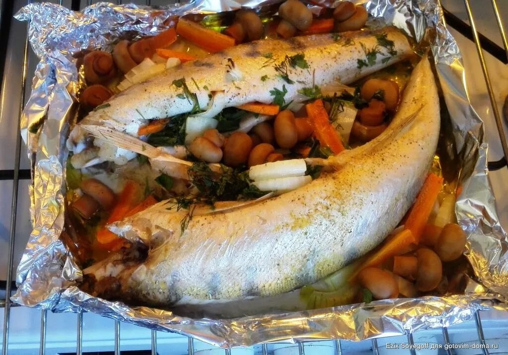 Стейк из красной рыбы в духовке рецепт с фото - 1000.menu