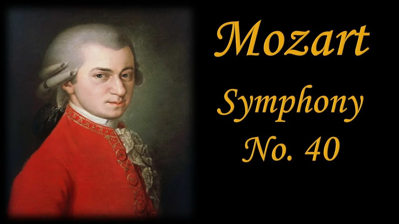 Симфония 40 образы. В.А. Моцарт. Симфония № 40.