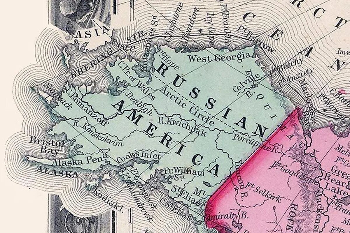 Аляска перешла. Карта русской Америки 1867 года. Аляска карта 1867 год. 1867 – Россия продала Аляску США.
