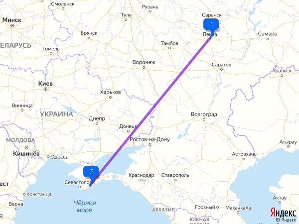 Сколько по прямой от украины до москвы. Пенза Крым расстояние. Карта Пенза Крым дорога. Пенза Крым маршрут. Расстояние от Пензы до Крыма.