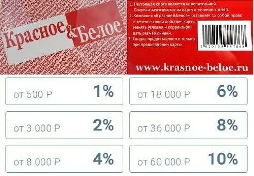 Красное белое вопросы и ответы. Карта красное и белое. КБ карта скидка. Дисконтная карта красное и белое. Красное и Белолое карта.