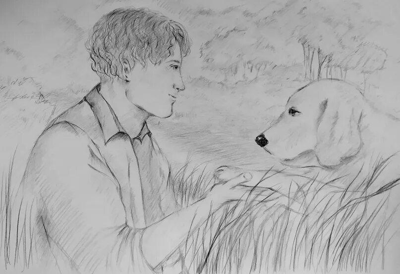 Есенин арт. Рисунок к стихотворению Есенина песнь о собаке. Дай Джим на счастье. Стихотворение дай джим