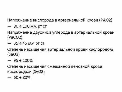 Кислород на пальце норма у взрослых