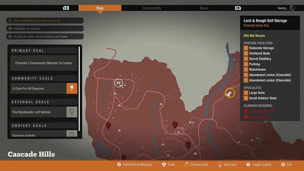 State of Decay 2 Cascade Hills карта. State of Decay 2. State of Decay 2 каскадные холмы. State of Decay 2 карта баз.