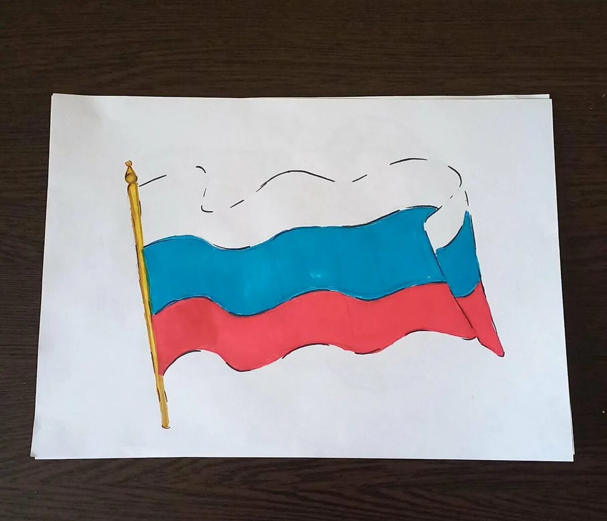 Как рисуется флаг россии фото День Российского флага Лицей № 1 имени Н.К.Крупской