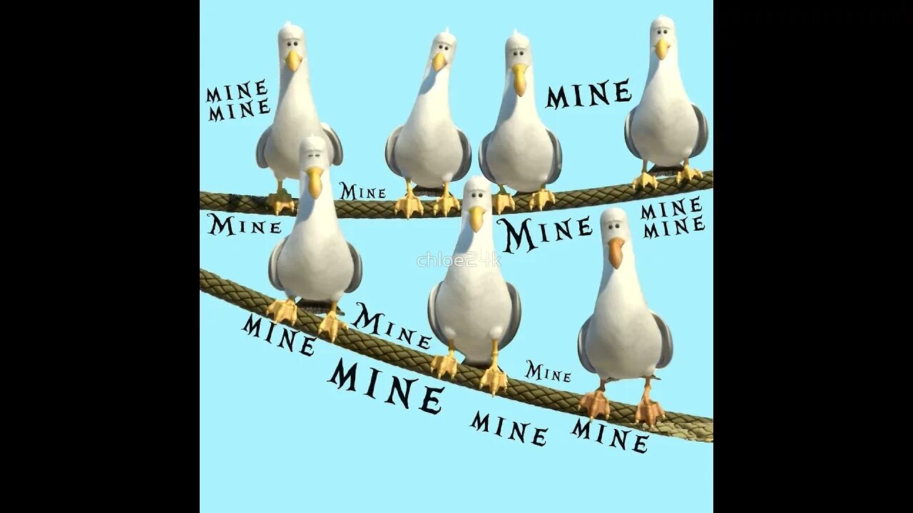 My mine разница. Seagulls mine mine mine. Finding Nemo mine mine mine Birds. Mine mine mine гуси. Mine mine mine song english