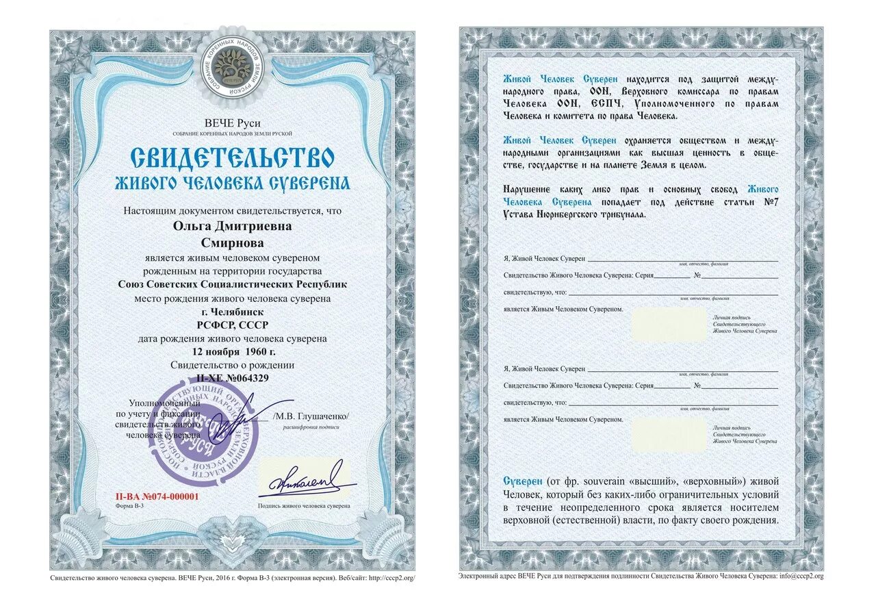 Какой документ является официальным документом