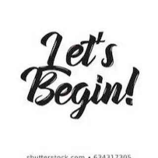 We just begin our