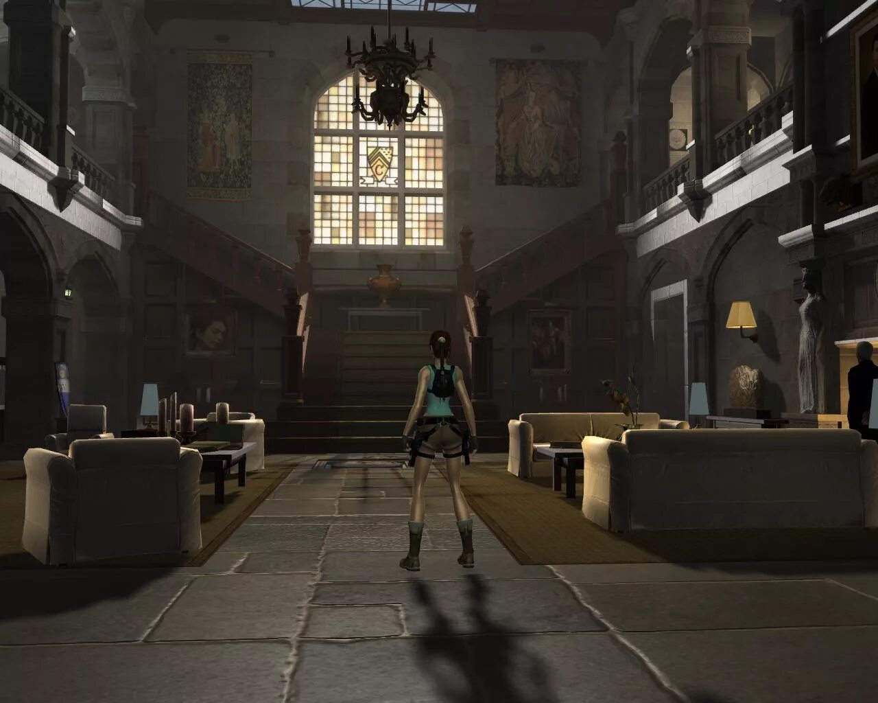 Доктор крофт. Croft Manor Tomb Raider. Tomb Raider Legend Manor. Tomb Raider Legend поместье Крофт. Tomb Raider Legend Croft Manor.