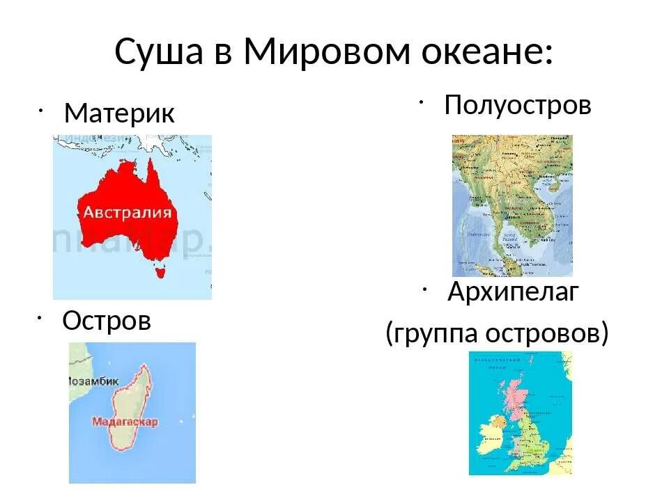 К северу от материка расположен крупный архипелаг. Острова полуострова архипелаги. Материк остров полуостров архипелаг. Острова и полуострова на карте. Название материков и островов.