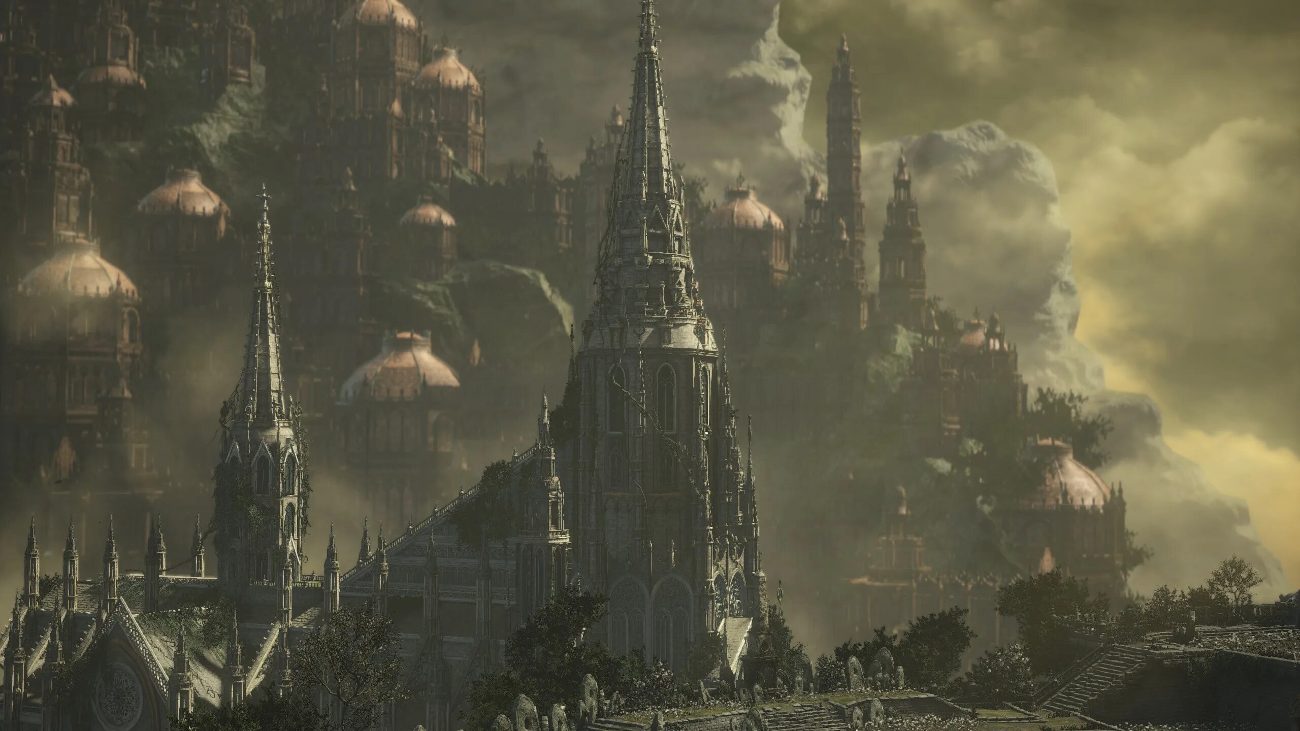 Сила 3 храмов. Закольцованный город Dark Souls 3. Дарк соулс 3 Ringed City. Город за стеной Dark Souls 3 арт. Dark Souls 3 замок.