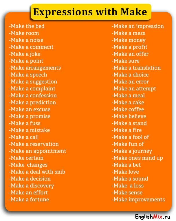 Перевод слов make made. Выражения с to do и to make. Устойчивые выражения с make. Устойчивые выражения с made. Устойчивые выражения с do и make.