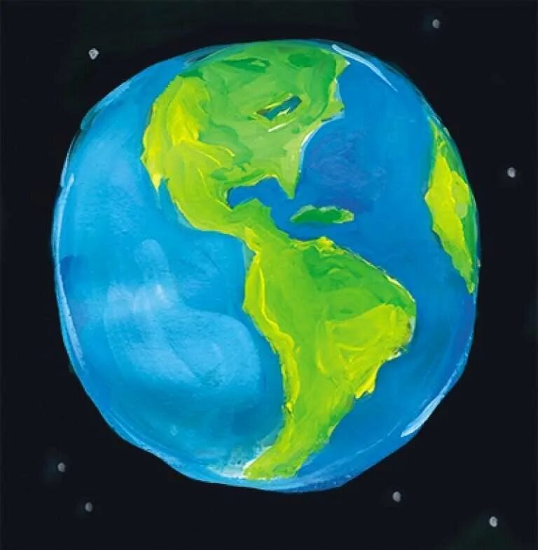 Планета земля. Земля рисунок красивый. Макет земли. Планета земля красками.