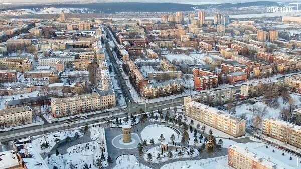 Кемерово фото сверху Студентки Кузбасского политеха знают, как сделать остров Кемеровский любимым мес