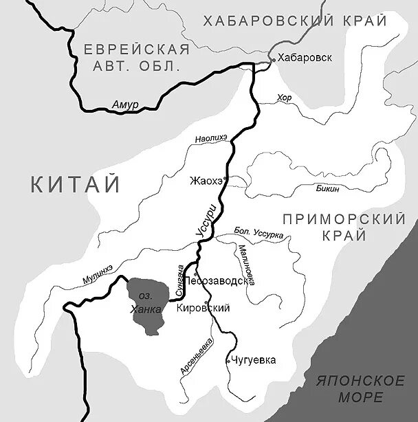 По какой реке проходит граница с китаем