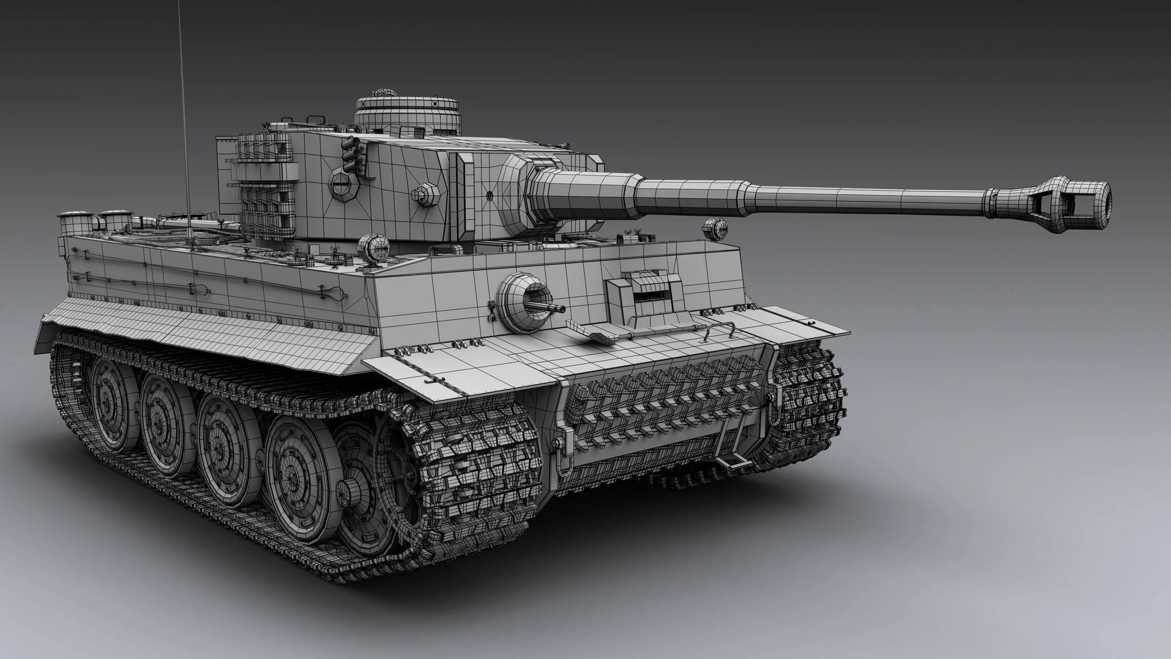 Panzerkampfwagen vi Ausf. H1 сбоку. Kpfw vi. PZ Kpfw 6 Ausf h. Panzerkampfwagen vi Ausf.h — eсбоку. Vi ausf