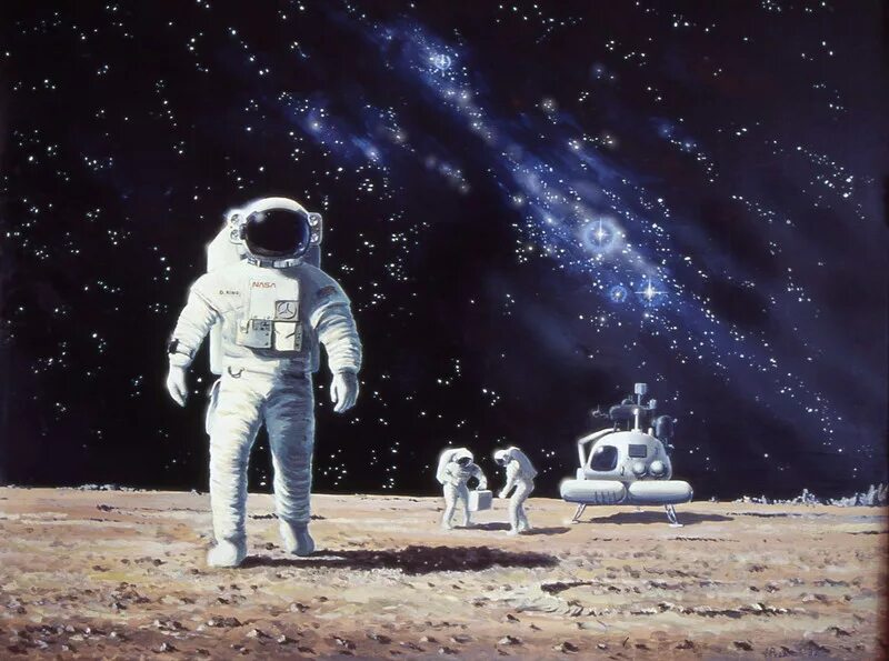 Космонавты на другой планете. Космонавт на планете. Астронавт. Космонавты на другой планете. Космонавт на планете.