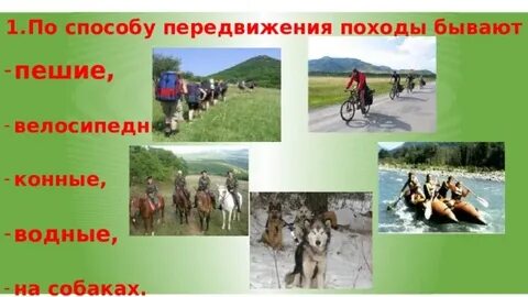 Первый способ передвижения