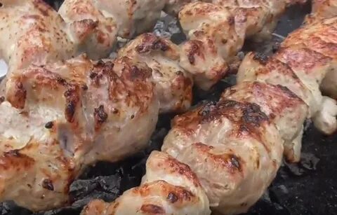 Вкусный шашлык из свинины с майонезом