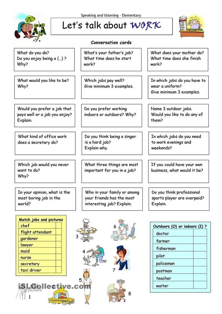 Английский speaking Worksheet. Вопросы для speaking Elementary. Английский задание Business Elementary. Карточки для speaking.