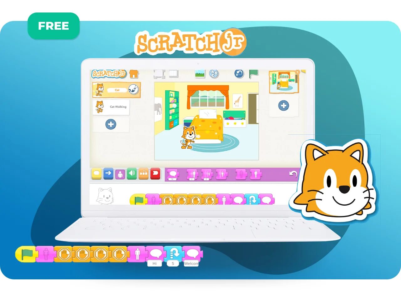 Scratch для детей. Программирование скретч джуниор. игры в скретч джуниор. игры для изучения программирования для детей. программирование scratchjr.