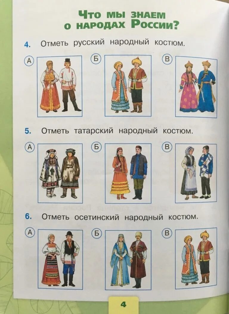 Окружающий мир национальный костюм