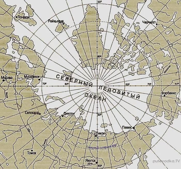 Полярный круг в россии. Северный Полярный круг на карте. Параллель Северного полярного круга. Северный Полярный круг широта. Северный Полярный круг на карте Арктики.