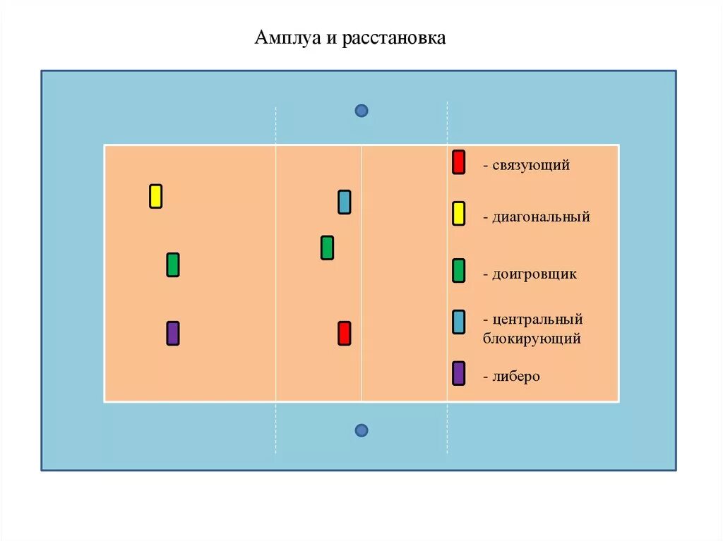 Основные игроки в волейболе. Название игроков в волейболе Либеро. Как называются позиции в волейболе. Расположение игроков в волейболе амплуа. Позиция Либеро в волейболе.