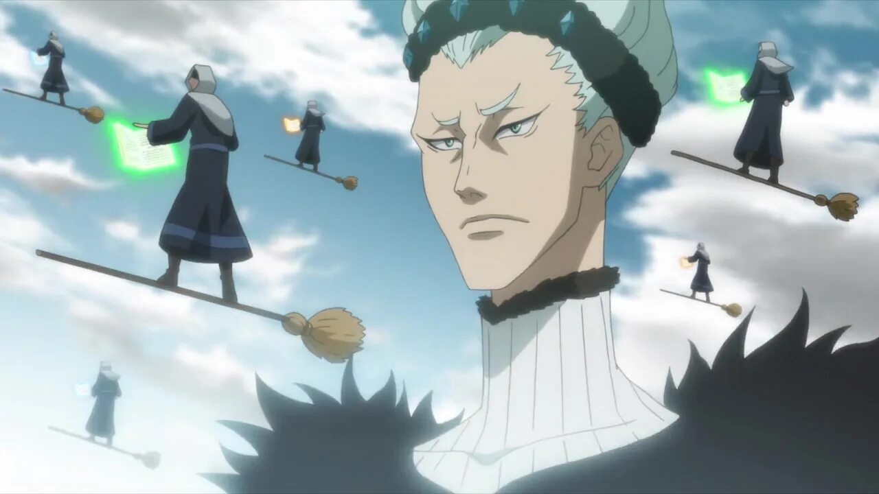 Black clover episode 15 screenshots. Черный клевер 51. Люцифер black clover. Black clover manga face. Чарми черный клевер детектив.