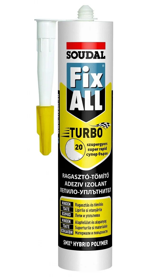 Клей герметик soudal fix all 290. Soudal fix all белый. прозрачный клей-герметик fix all crystal 290 мл.. фикс алл клей герметик.