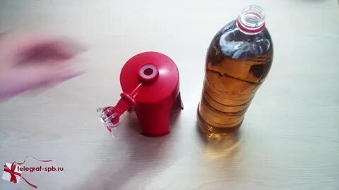Охлаждение газов бутылка и шарик