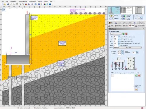 Geowall. Wall-3 программа. Vertical masonry reinforcement. Wall-3 программа. Geowall 7.