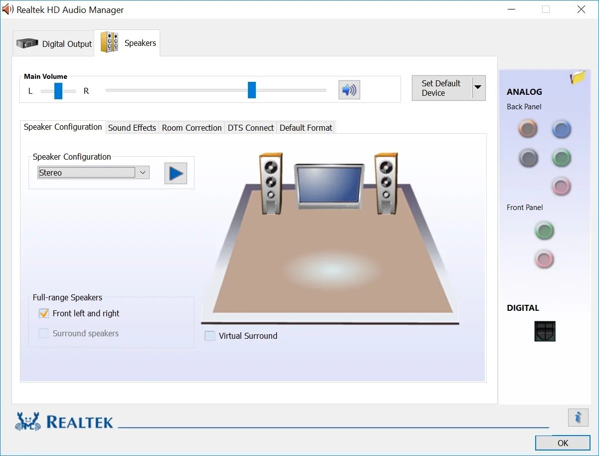 Динамики Realtek High Definition Audio. Звуковая панель Realtek виндовс 10. Реалтек аудио панель управления. Realtek не видит наушники