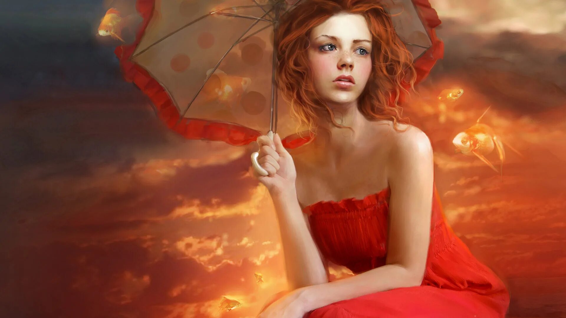 Таня Гроттер портрет. Рыжие девушки. Рыжая в Красном платье.