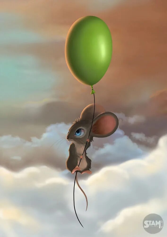 Иногда шаров. Мышка с шариком. Шарик мышка воздушный. Смешной мышонок. Мышка на воздушном шаре.