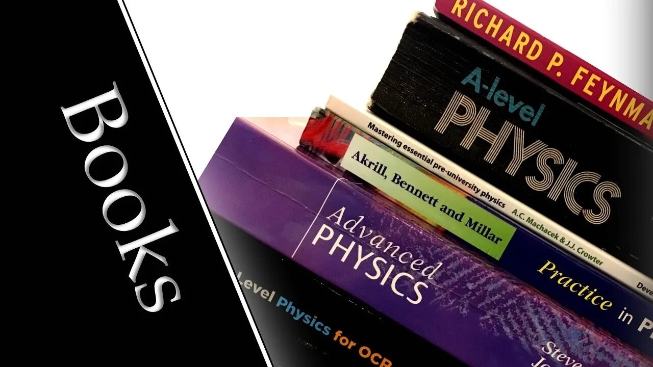 The physics book. Books about physics. Physics textbook. About books.