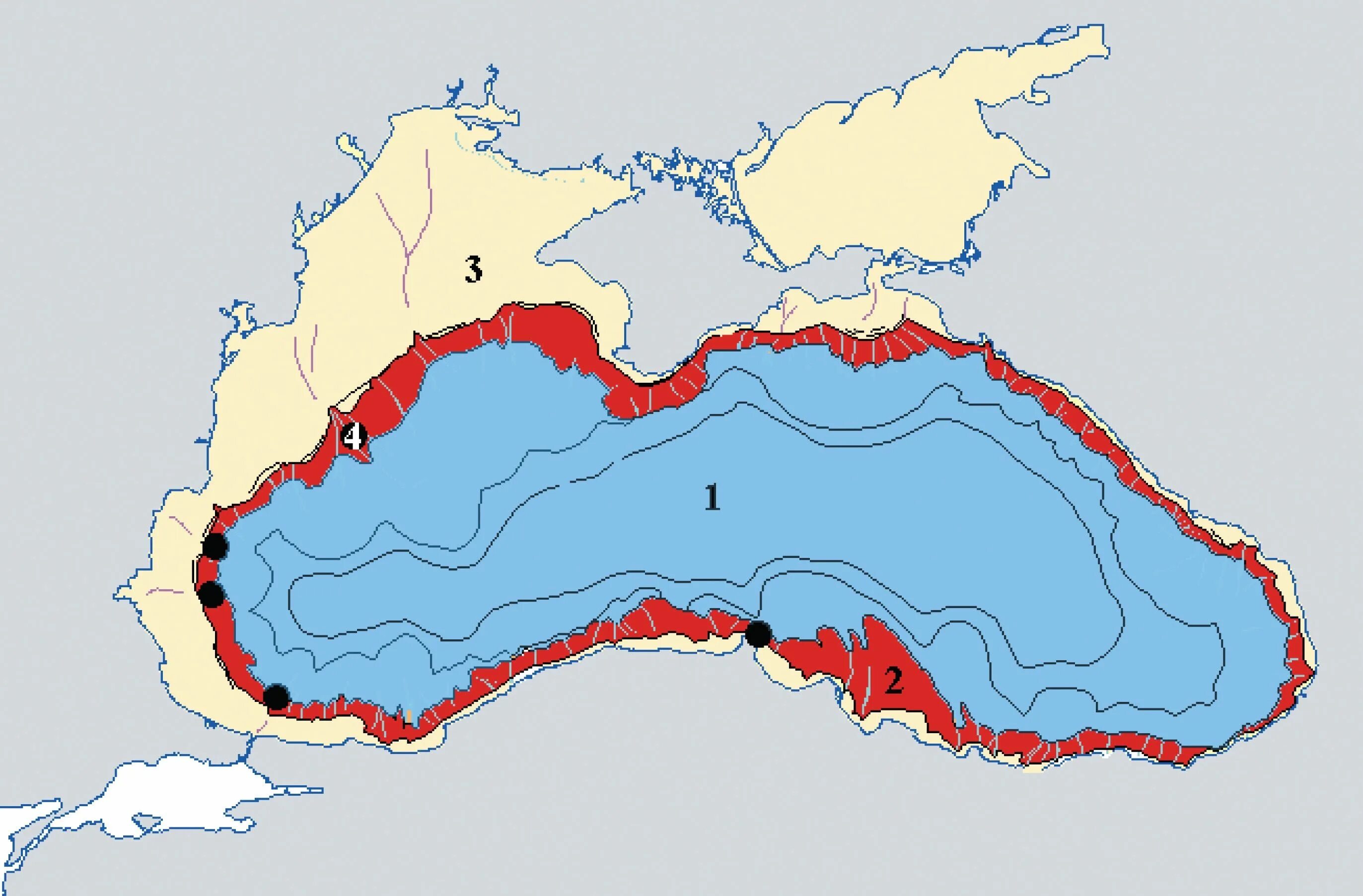 Карта черных вод. Черное море до потопа карта. Нейтральные воды черного моря на карте. Ялтинская впадина черного моря. Территориальные воды черного моря.