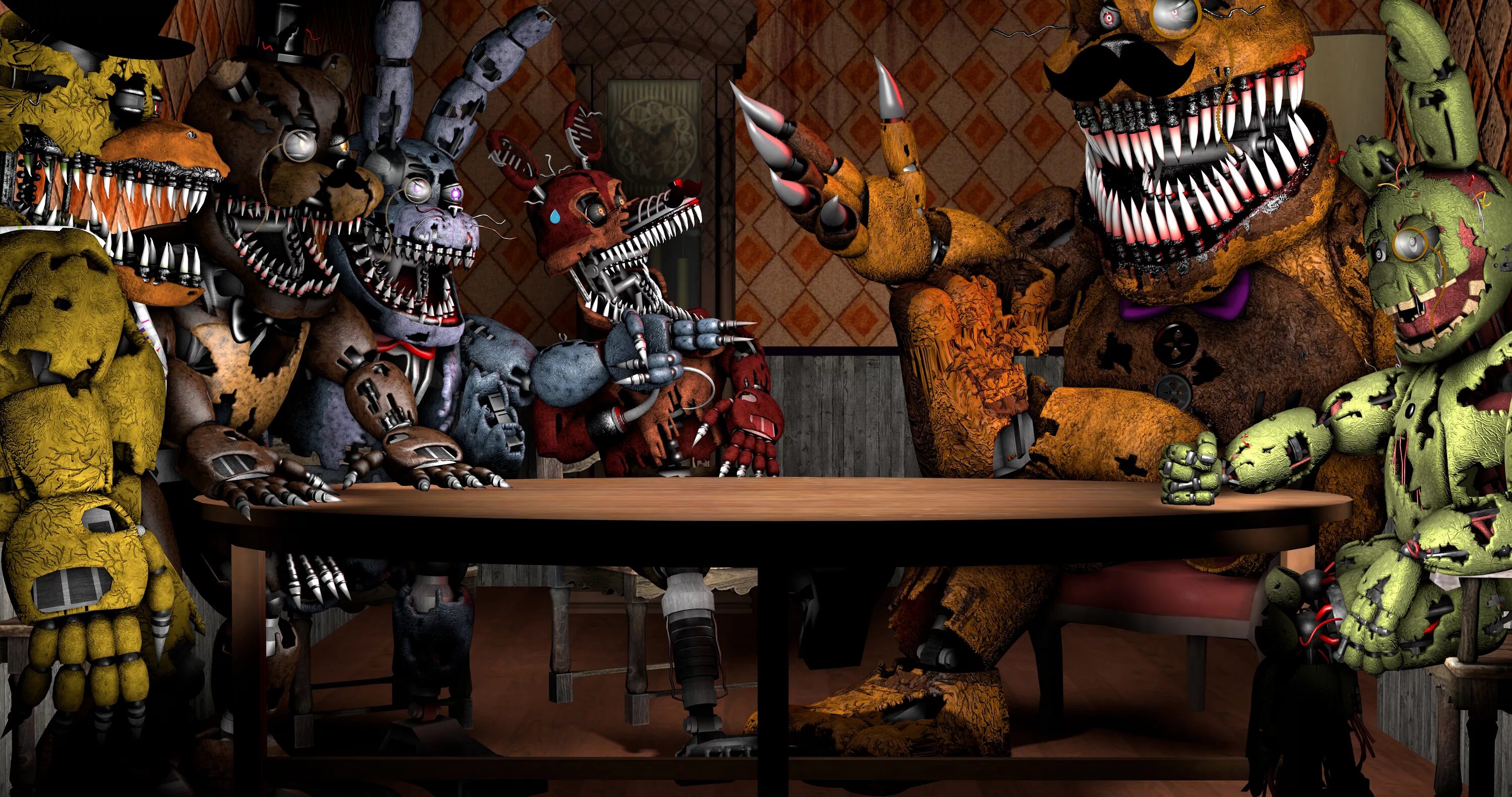 Игра five nights at freddys 4